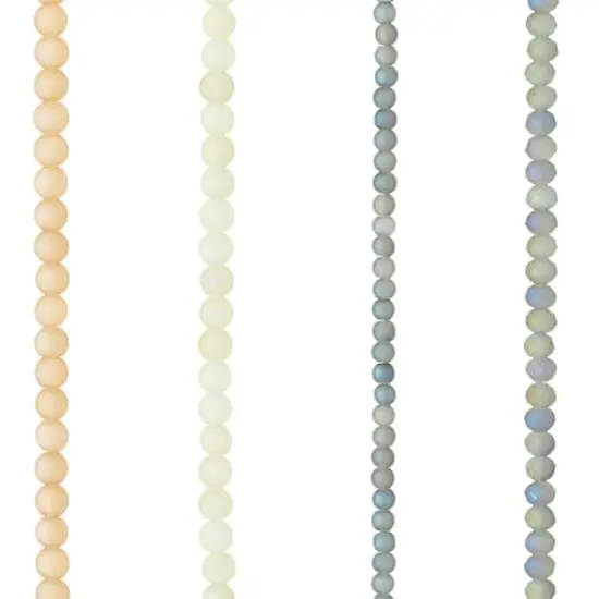 Pastel Pink & Purple Faceted Glass Rondelle Beads by Bead Landing&trade; {1}