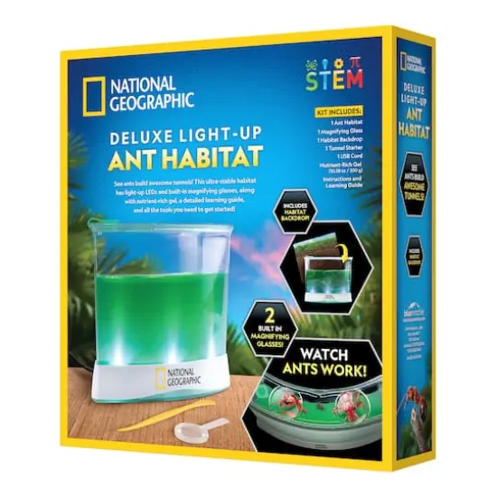 National Geographic Deluxe Light-Up Ant Habitat Kit {4}