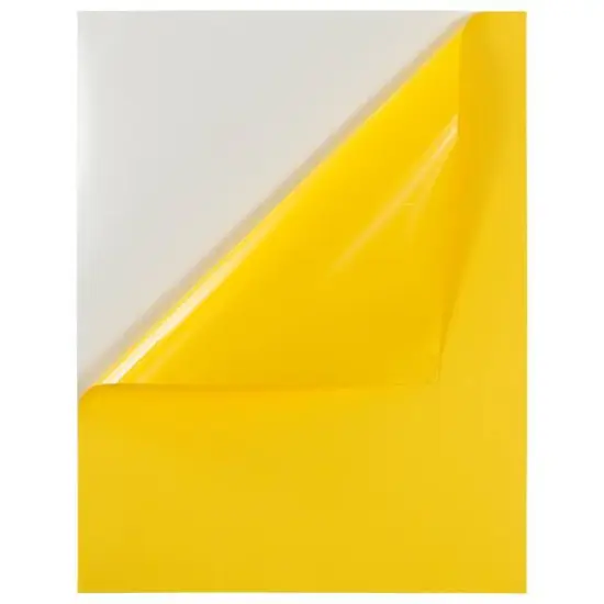 JAM Paper Shipping Labels, 8.5" x 11" Yellow {5}