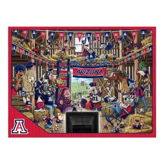 College Barnyard Fans 500 Piece Puzzle Arizona Wildcats {5}