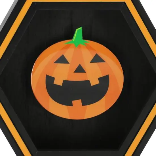 Assorted 7.75" Halloween Icon Hexagon Block Tabletop D&eacute;cor, 1pc. by Ashland&reg; {8}