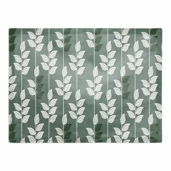 Geometric Nature Pattern 18" x 14" Cotton Twill Placemat {1}