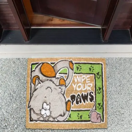 DII&reg; Multicolor Wipe Your Paws Doormat {8}