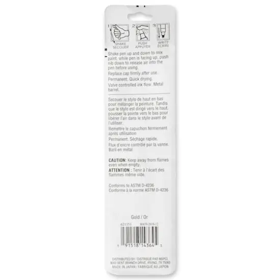 Premium Jumbo Paint Pen by Craft Smart&reg; Gold {4}