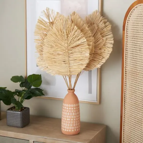 32" Light Brown Dried Grass Spear-Shaped Foliage with Sharp Stems {9}