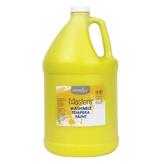 Handy Art® Little Masters® Washable Tempera Paint Gallon, 2ct. Yellow {4}