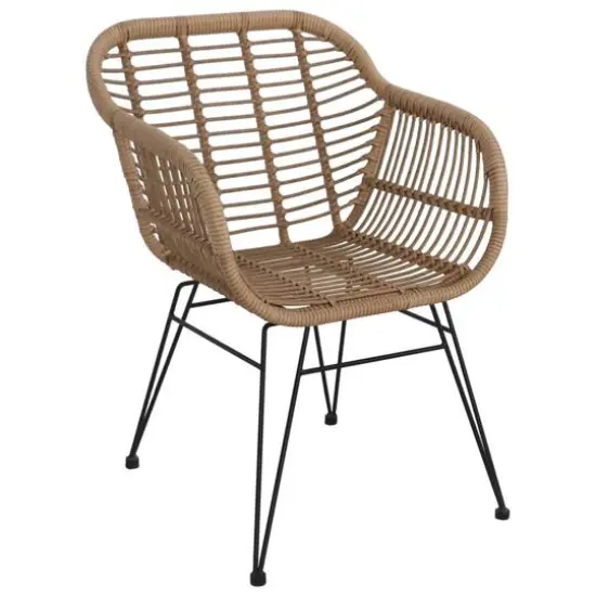 Coral Bay Rattan Outdoor Bistro Set with Cushions {6}