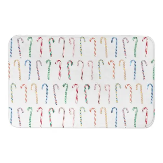 Designs Direct Candy Cane Pattern Bath Mat, 34" x 21" {1}