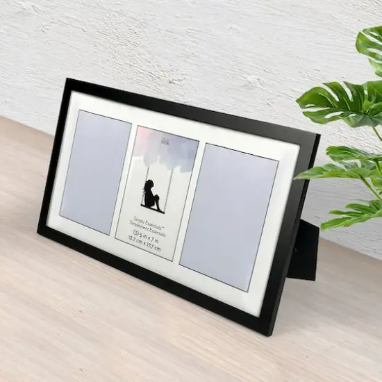 Simply Essentials&trade; 3 Opening Black Collage Frame with Mat by Studio D&eacute;cor&reg; {4}