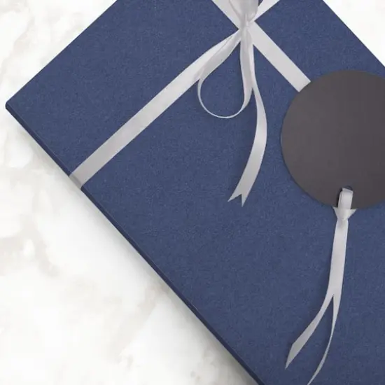 JAM Paper Matte Gift Wrap, 2ct. Cobalt Navy Blue {4}