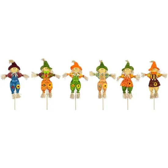 24" Fall Harvest Scarecrow Picks, 6ct. {1}