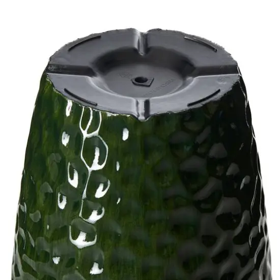 Glitzhome® 23.75" Eco-Friendly Honeycomb Textured Green Tall Plastic Planters, 2ct. {9}