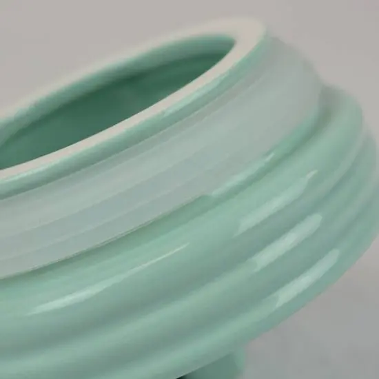 DII&reg; 5.6" Aqua Ceramic Jar Canister Set, 3ct. {9}