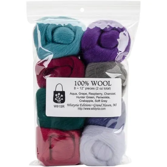 Wistyria Editions Vintage Wool Roving Rolls, 2oz. {1}