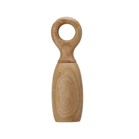 Hello Honey® 8.25" Natural Rubberwood Classic Salt & Pepper Mill {3}