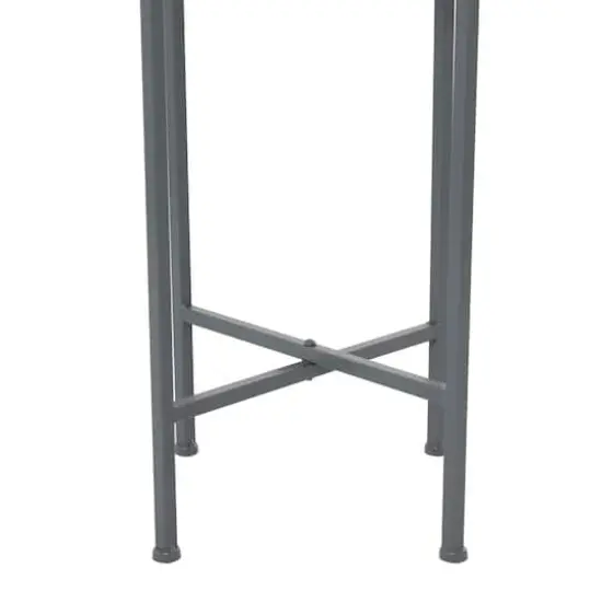 Dark Grey Modern Planter, 13" x 13" x 36" {6}