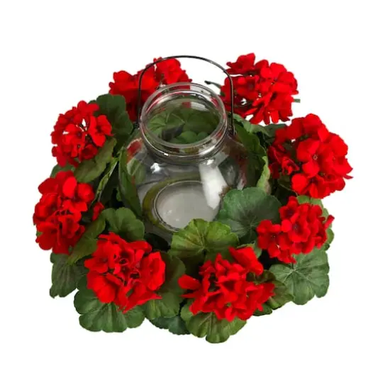 16" Artificial Geranium Candelabrum {4}