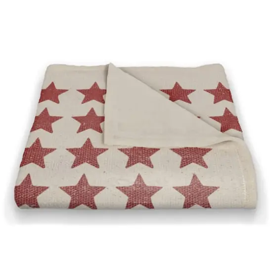 Gradient Stars Coral Fleece Blanket {3}