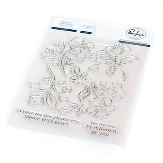 Pinkfresh Studio Be Strong Clear Stamp Set {3}