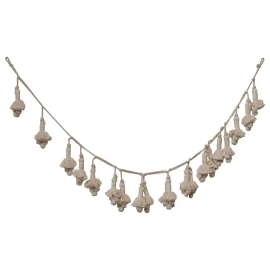 Hello Honey&reg; 72" Handwoven Cotton Tassel Garland {1}