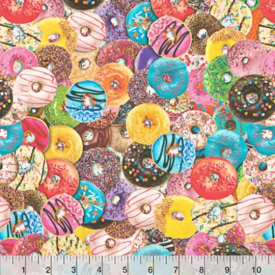Robert Kaufman Donut Party Cotton Fabric {3}