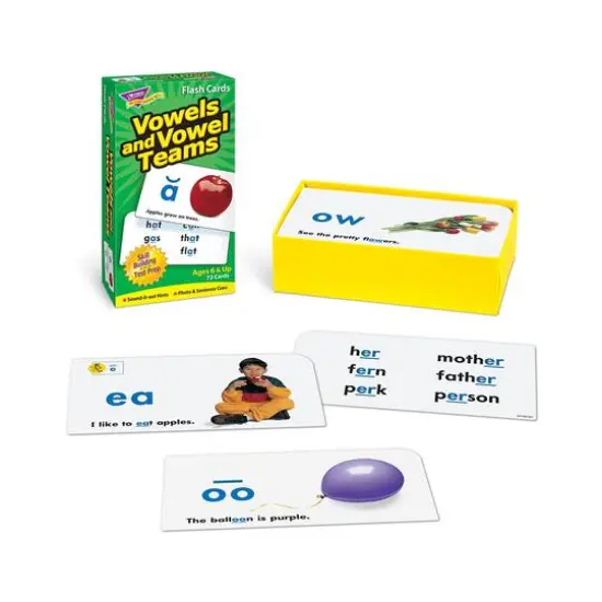 Trend Enterprises&reg; Vowels and Consonants Skill Drill Flash Cards Assortment {3}