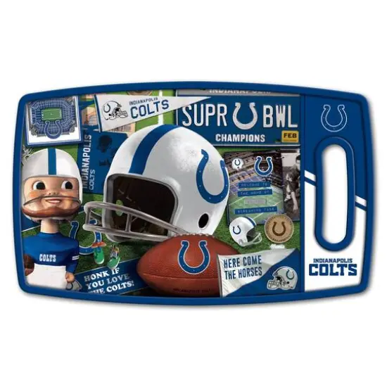 NFL Retro Series Cutting BoardIndianapolis Colts {1}