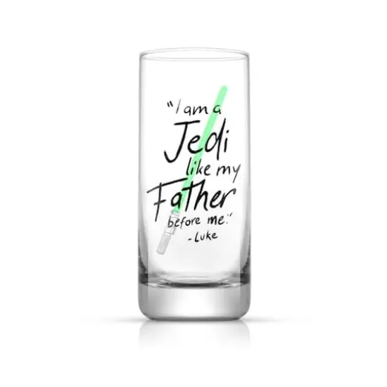 JoyJolt&reg; Star Wars&trade; 14.2oz. New Hope Luke Skywalker Green Lightsaber Tall Drinking Glass, 2ct. {4}