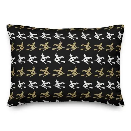 Welcome Witches Throw Pillow {3}