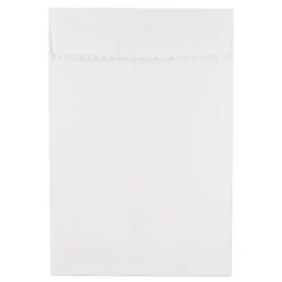 JAM Paper 6" x 9" White Open End Catalog Peel & Seal Closure Envelopes {1}