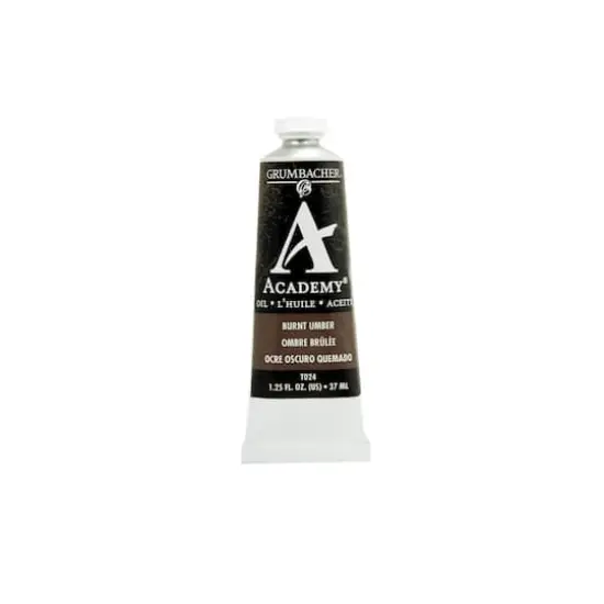 Grumbacher&reg; Academy&reg; Oil Color, 37mL Burnt Umber {1}