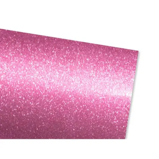 PA Vinyl Fine Glitter Permanent Adhesive Vinyl Bubble Gum Pink {3}