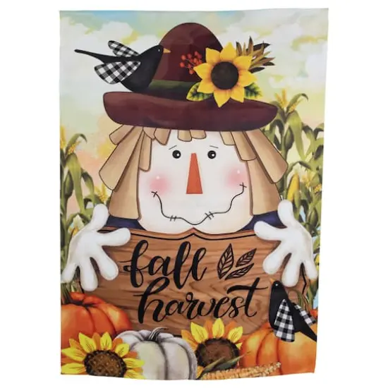 40" x 28" Scarecrow Fall Harvest Outdoor House Flag {4}