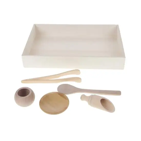 Wood Tray & Kitchen Set by Creatology&trade; {3}