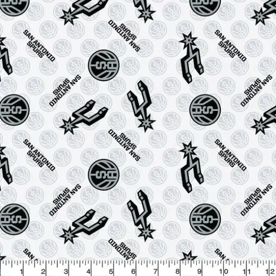 Camelot Fabrics NBA San Antonio Spurs Cotton Precut Fabric Bundle {3}