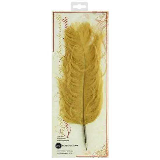 Manuscript Gold Decorative Quill Pen {1}