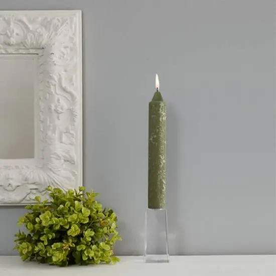 Root Candles 9" Unscented Timberline&trade; Collenette Taper Candles, 4ct. Dark Olive {4}