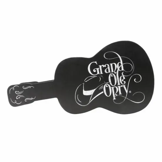 American Art Decor Grand Ole Opry Guitar Shaped Wooded Storage Crate - 16" x 10" {6}
