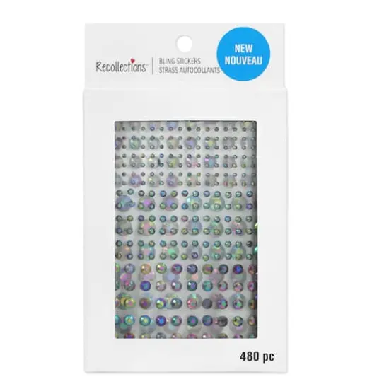 Bling Stickers Variety Pack by Recollections&trade; Black AB {4}