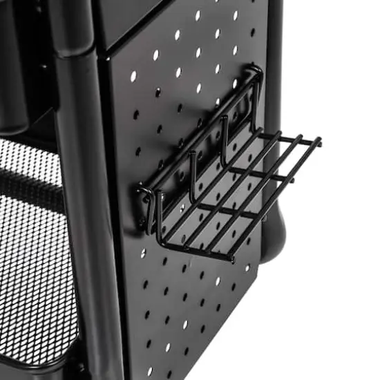 Honey Can Do Black Rolling Craft Cart {7}