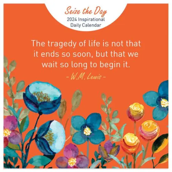 TF Publishing 2024 Seize the Day Daily Desktop Calendar {5}