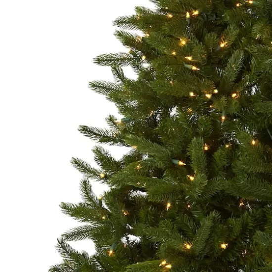 7.5ft. Pre-Lit Rembrandt Artificial Christmas Tree, Clear Lights {3}