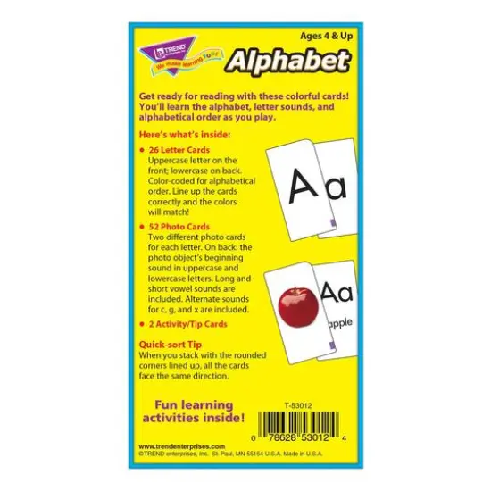 Trend Enterprises&reg; Alphabet Skill Drill Flash Cards {6}