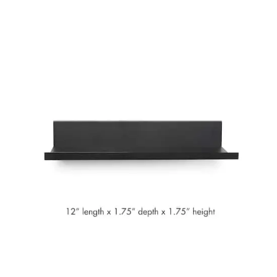 HangZ&trade; Black No Stud Photo Ledge {6}