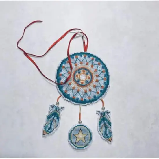 MP Studia Fox Ornament Plastic Canvas Counted Cross Stitch Kit {10}