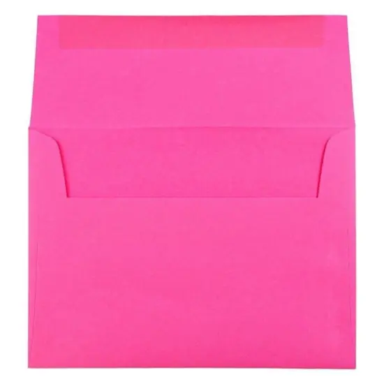 JAM Paper A6 Colored Invitation Envelopes, 50ct. Ultra Fuchsia Hot Pink {6}