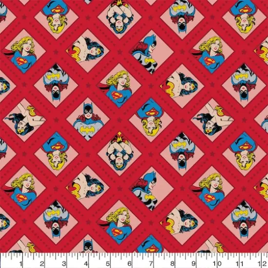 Camelot Fabrics DC Comics Heroines Cotton Bundle, 4ct. {7}
