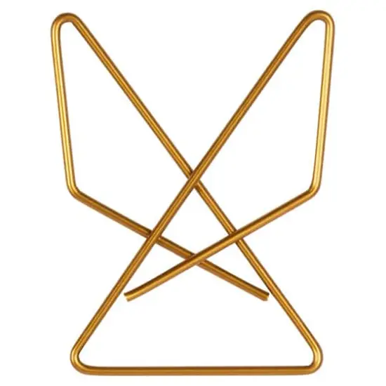 JAM Paper 1.5" Butterfly Clip Paper Clips, 15ct. Gold {3}