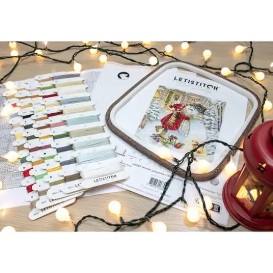 Letistitch Winter Playtime Counted Cross Stitch Kit {3}