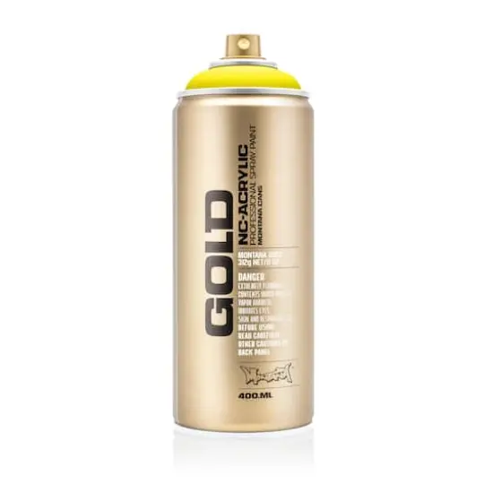 Montana&trade; Cans GOLD Process Color Spray Paint, 400mL P1000 Process Yellow {5}
